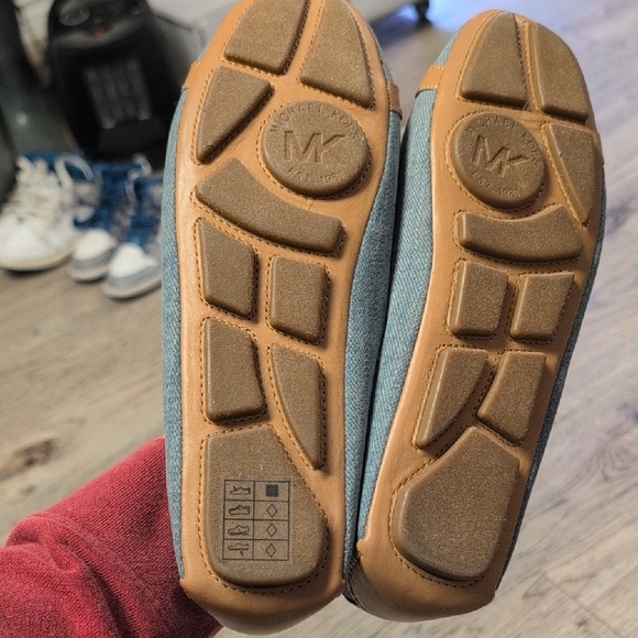 Michael Kors Denim and Tan Loafers - Picture 3 of 4